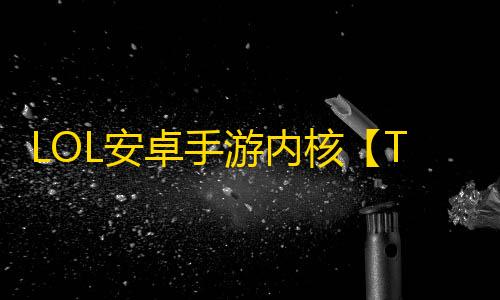 LOL安卓手游内核【TY内核】脚本
